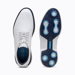 Puma Royale Player Golfschuhe - Puma White/Deep Navy/altes Gold