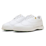 Puma Royale Wingtip Golfschuhe – Puma Weiß/Vapor Grey/Grassy Green
