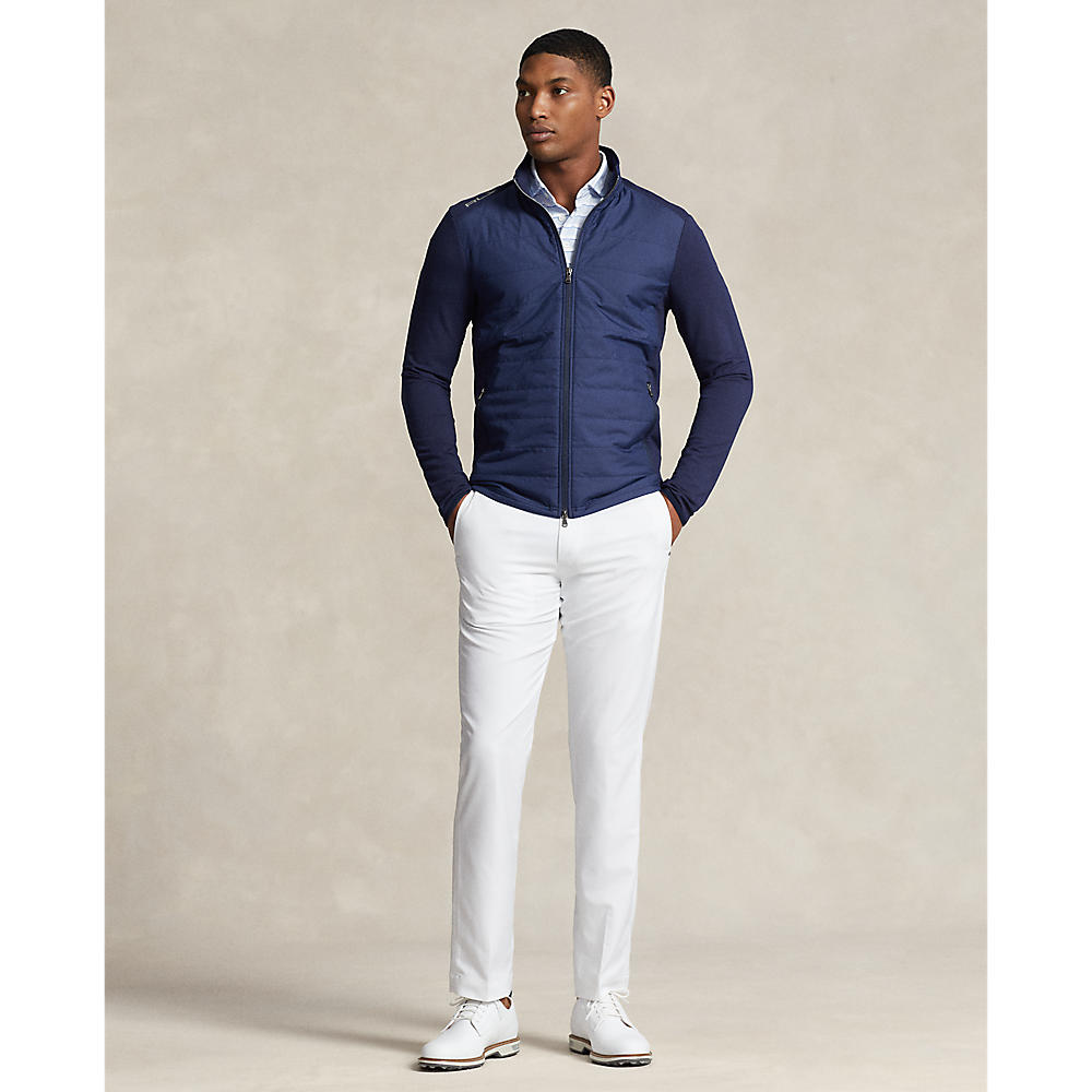 Rlx Ralph Lauren Cool Wolle Full Reißverschluss Golfjacke - Französische Marine