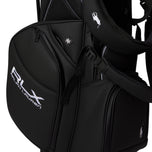 RLX Ralph Lauren bestickte Stand-Golftasche – Schwarz