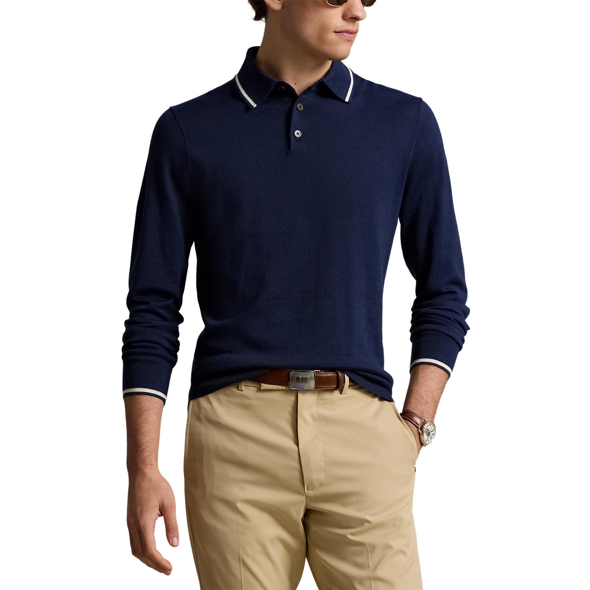 RLX Ralph Lauren Performance Polo -Krieger -Golfpullover - Raffinierte Marine