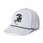 RLX Ralph Lauren Polo Bear Twill Golf Cap – Keramikweiß
