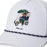 RLX Ralph Lauren Polo Bear Twill Golf Cap – Keramikweiß