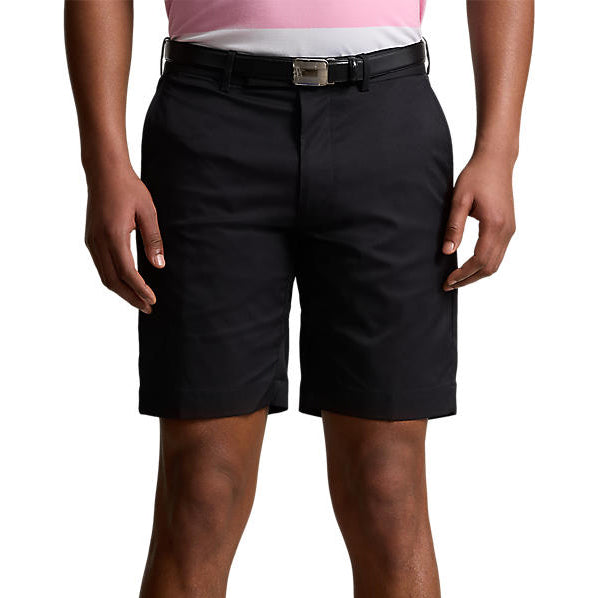 Rlx Ralph Lauren maßgeschneiderter Fit Twill kurz - Polo Schwarz