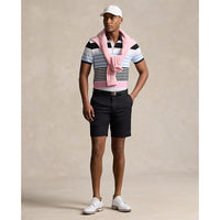 Rlx Ralph Lauren maßgeschneiderter Fit Twill kurz - Polo Schwarz