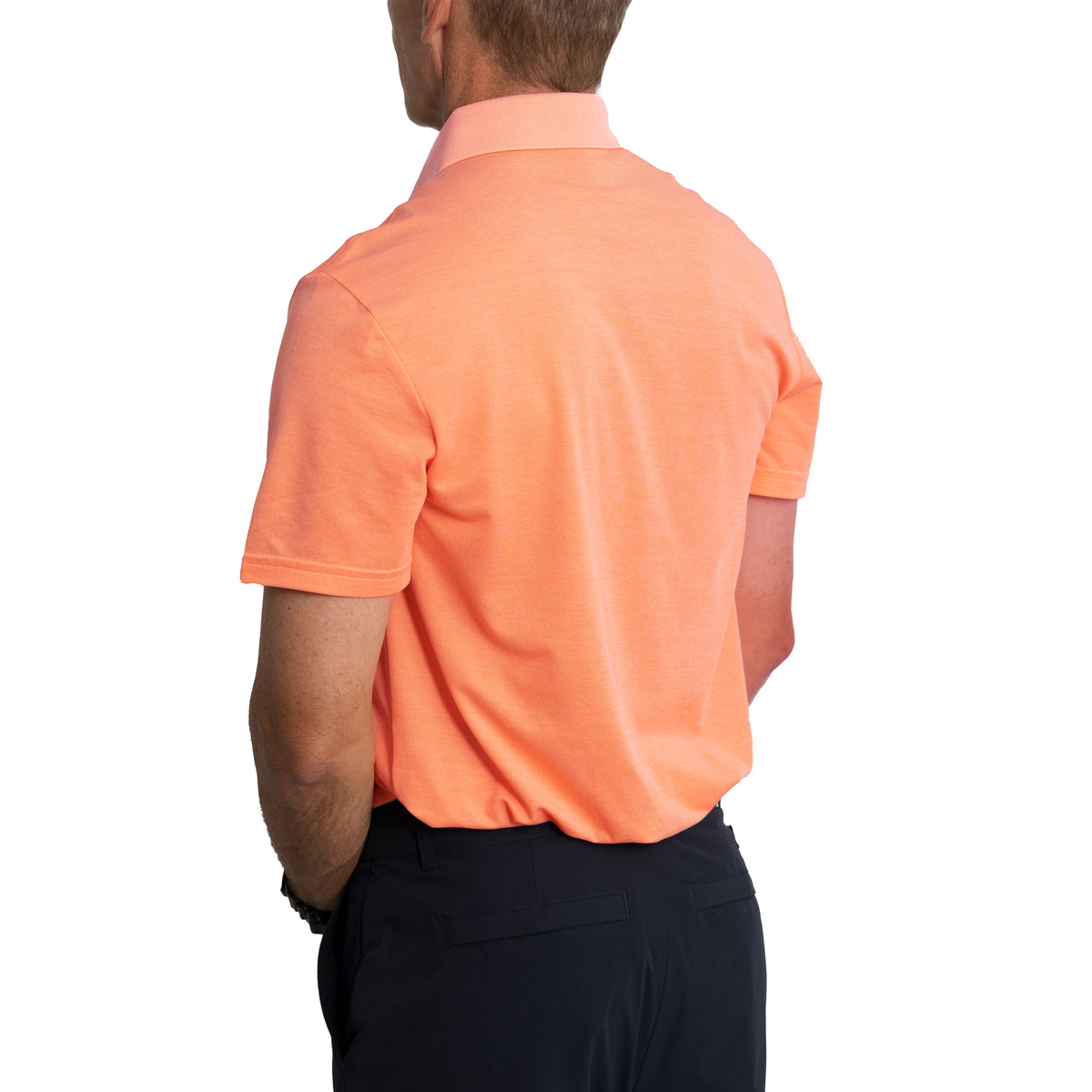 Rlx Ralph Lauren Tour Pique Polo -Hemd - klassischer Pfirsich/Weiß