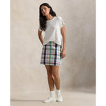 RLX Ralph Lauren Women's 17" Printed Performance Aim Golf Skort - Spring Madras