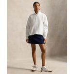 RLX Ralph Lauren Women's Jacquard Cable Knit Half Zip Golf Pullover - Ceramic White