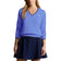 RLX Ralph Lauren Frauenbaumwäsche Mischung - Halsgolf -Jumper - Greenwich Blue