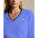 RLX Ralph Lauren Frauenbaumwäsche Mischung - Halsgolf -Jumper - Greenwich Blue