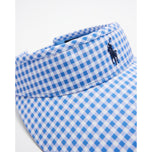 RLX Ralph Lauren Women's Performance Player Visor - Blue Gingham