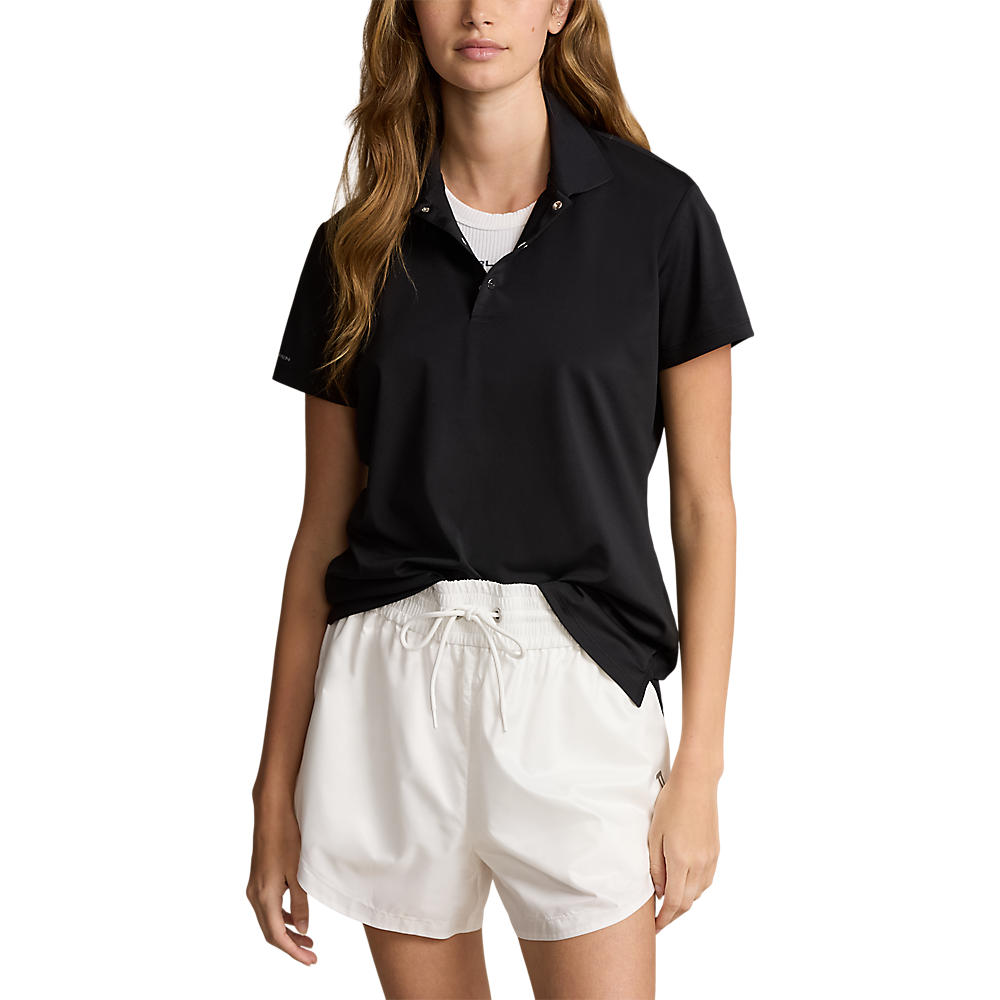 Rlx Ralph Lauren Frauen Tour Performance Golf Shirt - Polo Schwarz