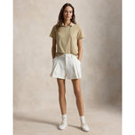 RLX Ralph Lauren 女式 Tour Pique 高尔夫 Polo 衫 - 经典棕褐色