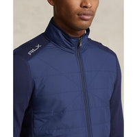 Rlx Ralph Lauren Cool Wolle Full Reißverschluss Golfjacke - Französische Marine