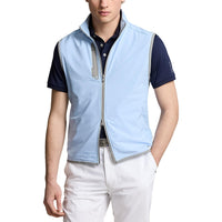 Rlx Ralph Lauren getäfter Stretch Terry Golfweste - Büroblau