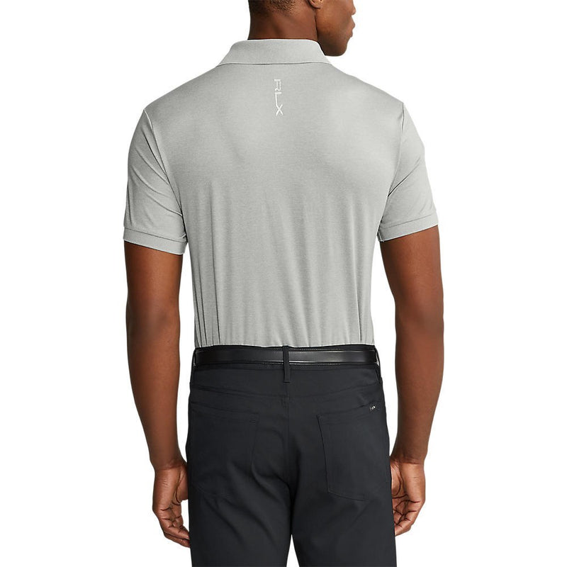 Rlx Ralph Lauren solide Luftstrom -Performance -Golfhemd - Andover Heather