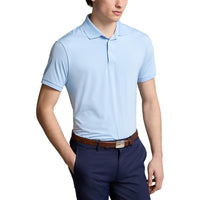 Rlx Ralph Lauren solide Luftstrom-Performance Golfhemd- Büro blau