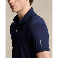 RLX Ralph Lauren Solid Air Flow Performance Polo - Französische Marine