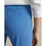 Rlx Ralph Lauren Damen Printed Eagle Hosen - Mini Blumen -Deco Blau