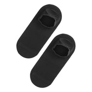 Rohnisch Frauen 2 Pack funktionelle No -Show -Socken - schwarz