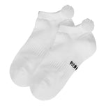Rohnisch Frauen 2 Pack funktionelle Pom -Pom -Socken - Weiß