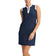 Rohnisch Damen Abby ärmelloses Golfkleid - Marine/Weiß