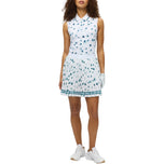 Rohnisch Breezy Plissee-Golfskort für Damen – Teal Mountain Bloom