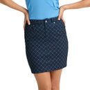 Rohnisch Frauen Chie Comfort Golf Skort - Micro R Check Navy