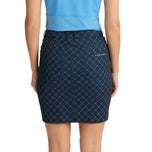 Rohnisch Frauen Chie Comfort Golf Skort - Micro R Check Navy