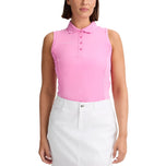 Rohnisch Frauen Nicky ärmellose Golf Polo -Hemd - Fuchsia Pink