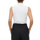 Rohnisch Frauen Nicky ärmellose Golf Poloshirt - Weiß