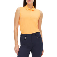 Rohnisch Frauen -Rumie ärmelloses Golf Polo -Hemd - Blazing Orange
