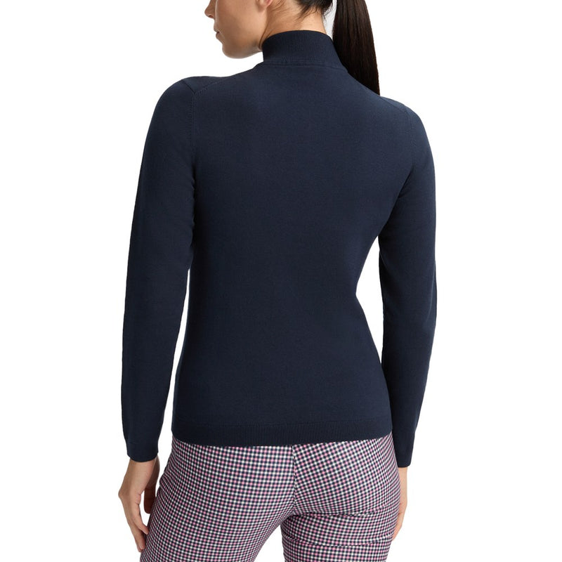 Rohnisch Women's Kora Knitted Half Zip Pullover - Navy
