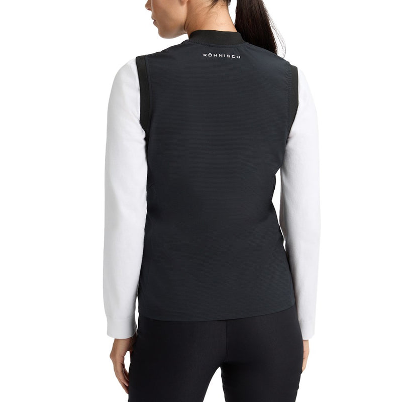 Rohnisch Women's Stella Lightweight Golf Vest - Black