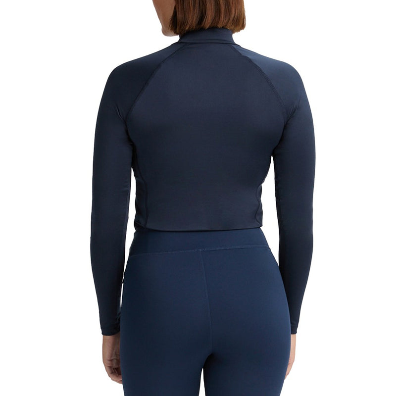 Rohnisch Women's Ultra Viola UV Long Sleeve Golf Shirt - Navy