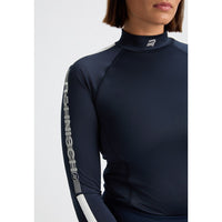 Rohnisch Frauen Ultra Viola UV Langarm Golfhemd - Marine