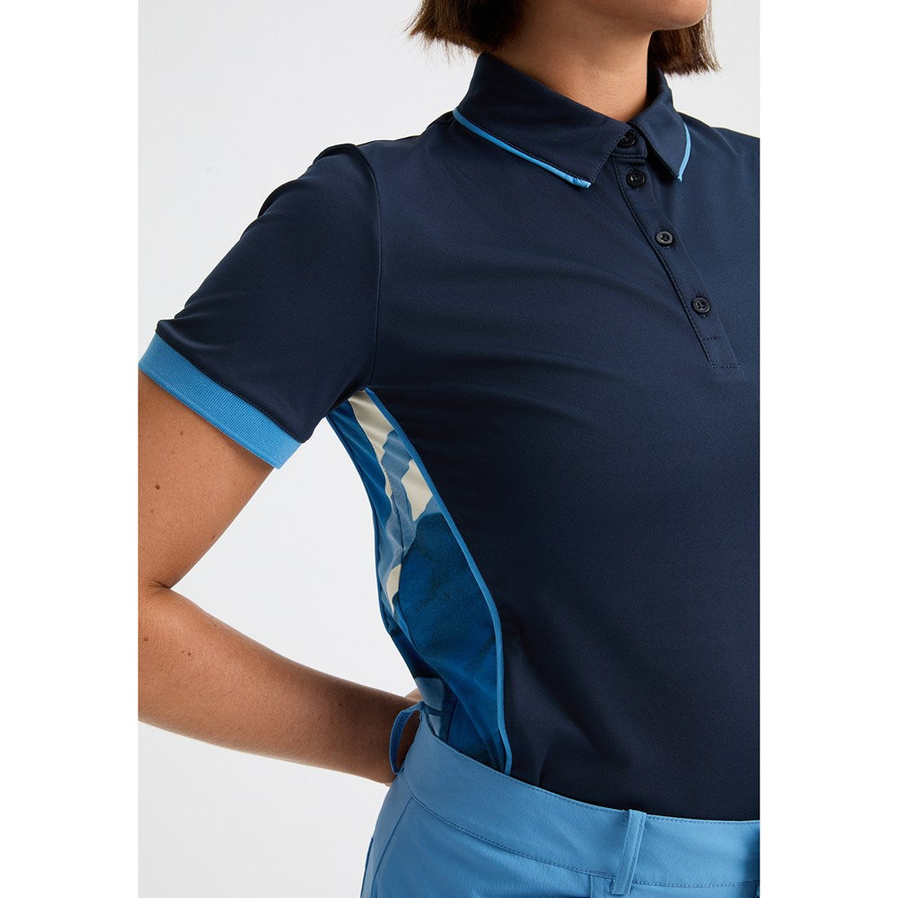 Rohnisch Frauen Ultra Viola UV Kurzarm Golfhemd - Marine