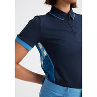 Rohnisch Frauen Ultra Viola UV Kurzarm Golfhemd - Marine