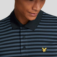 Lyle & Scott Golf Broad Stripe Polo Golfhemd - Dark Navy