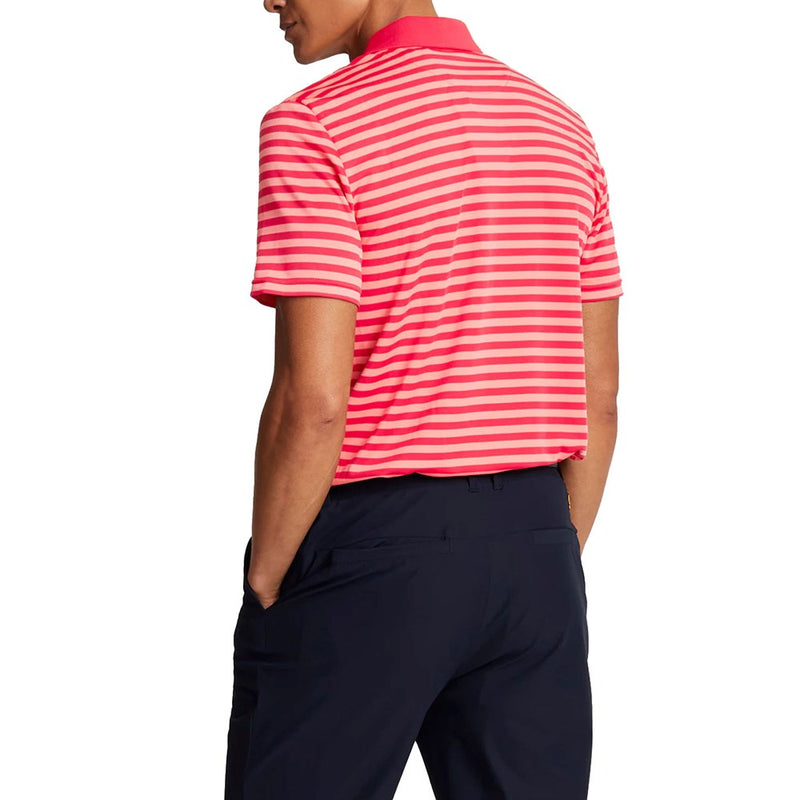 Lyle & Scott Golf Broad Stripe Polo Golfhemd - Birdie Red