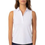 Golftini Frauen cooles Mädchen ärmelloses Golf Polo -Hemd - Sand Bar