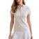 Peter Millar Women's Houndstooth Jersey Golf Polo Shirt - Light Elm