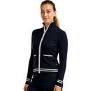 Nivo Women's Scarlet Full Zip Knitted Golf Cardigan - Navy
