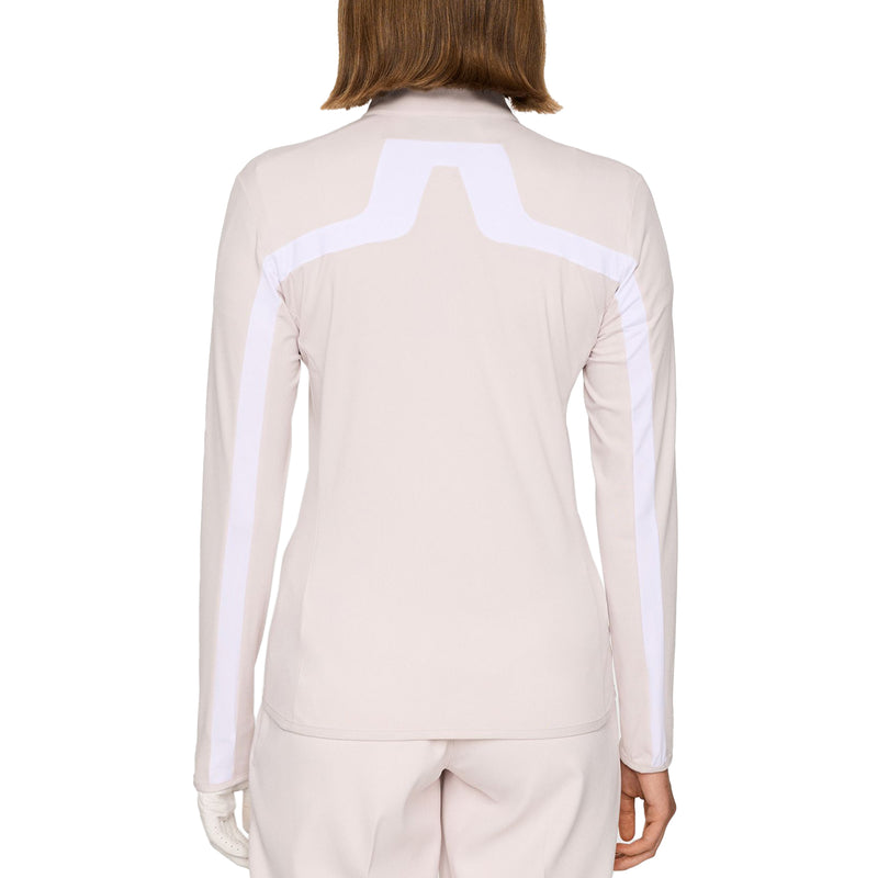 J. Lindeberg Women's Saisonal Janice Golf Mid Layer - grauer Lila