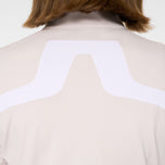 J. Lindeberg Women's Saisonal Janice Golf Mid Layer - grauer Lila