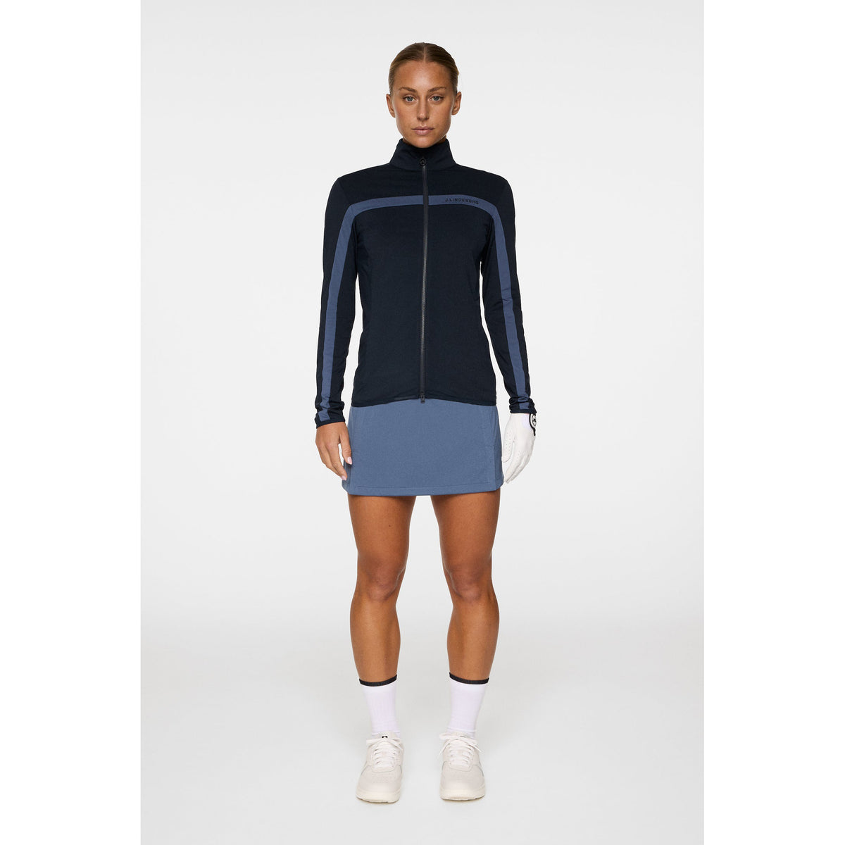 J.Lindeberg Women's Saisonal Janice Golf Mid Layer - JL Navy