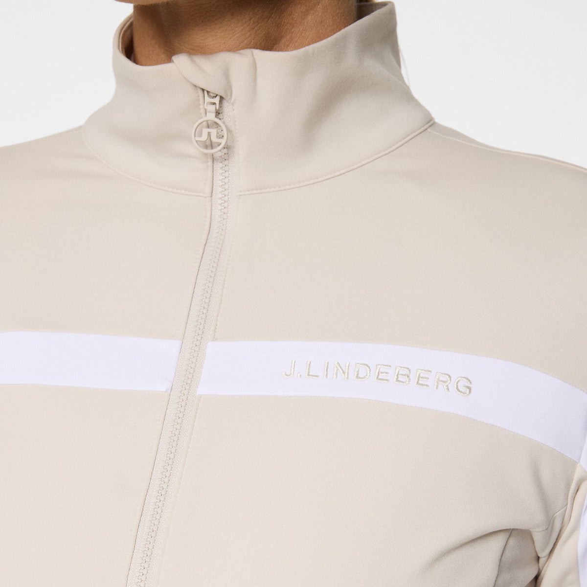 J. Lindeberg Women's Saisonal Janice Golf Mid Layer - Moonbeam