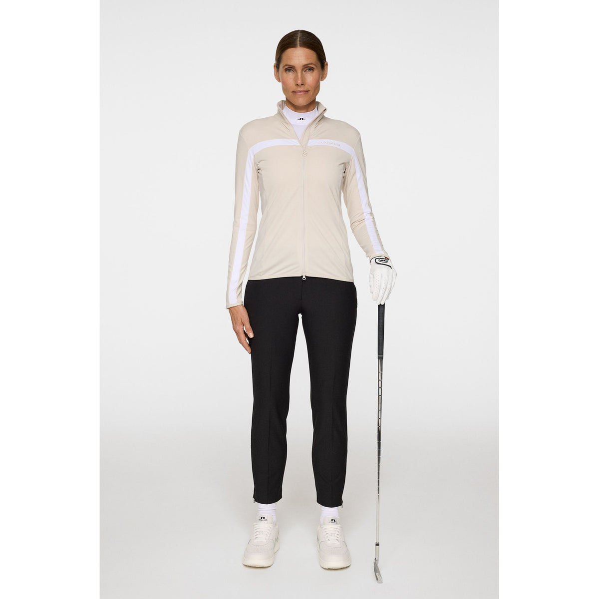 J. Lindeberg Women's Saisonal Janice Golf Mid Layer - Moonbeam