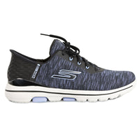 SKECHERS Women's Go Golf Walk 5 Slip -In -Schuhe - Schwarz/Lavendel