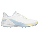 Skechers Damen Pure Spikeless wasserdichte Golfschuhe – Weiß/Blau/Gelb
